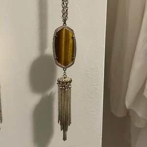 Kendra Scott Tigers Eye Rayne Necklace